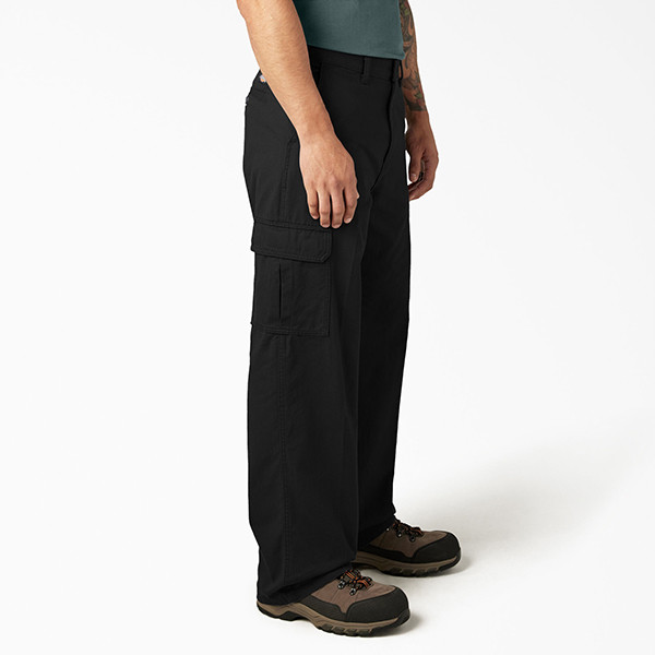 Dickies Twill Cargo Loose Pants Rinse Black
