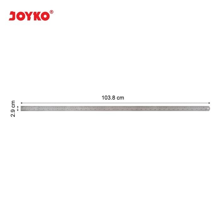 

Penggaris Besi Joyko 100cm/Ruler/Mistar Besi/Joyko Stainless Steel Ruler 1 Meter