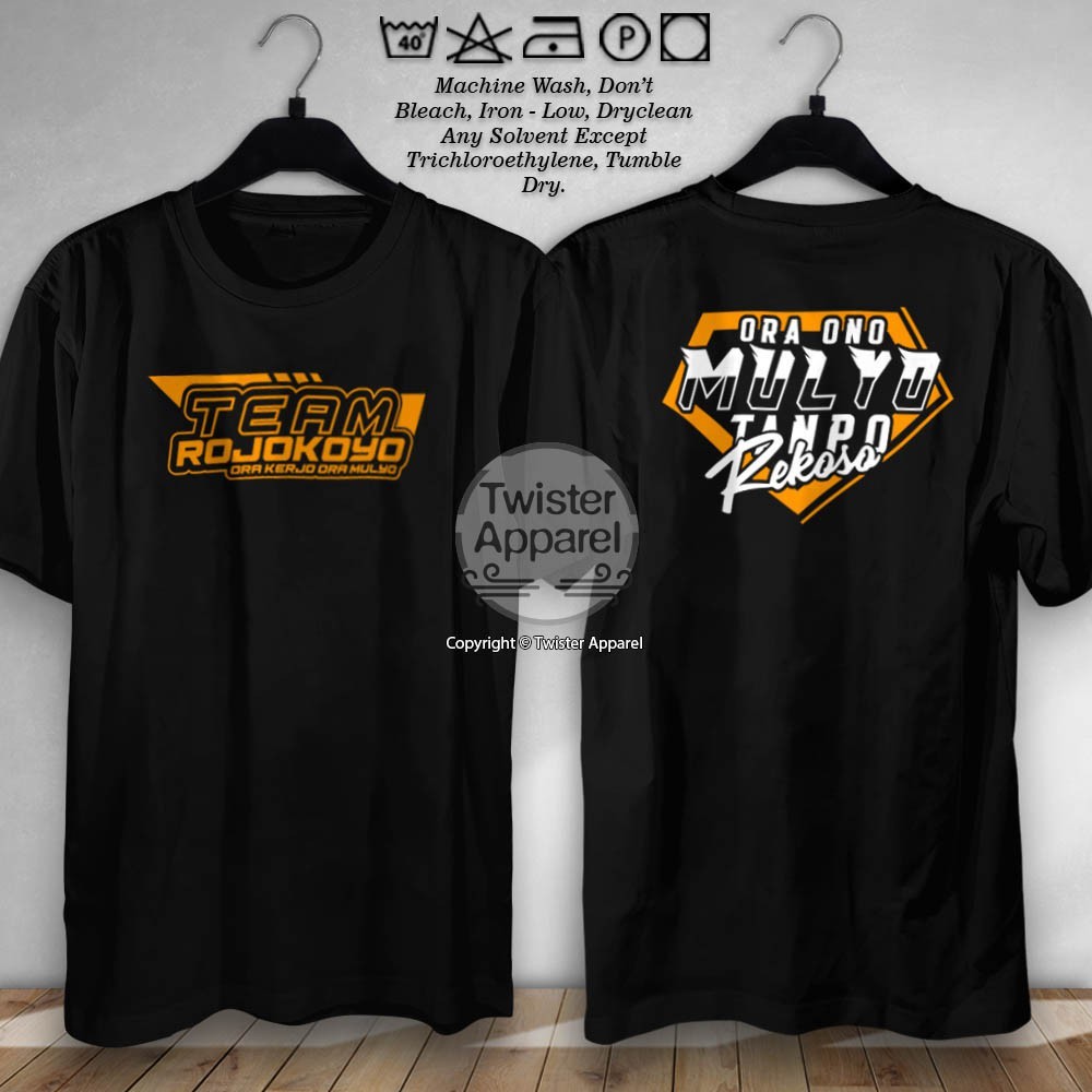 Kaos Herex CB Team Rojokoyo Ora Ono Mulyo Tanpo Rekoso Baju Distro Racing Cotton Combed 30s - TW9042