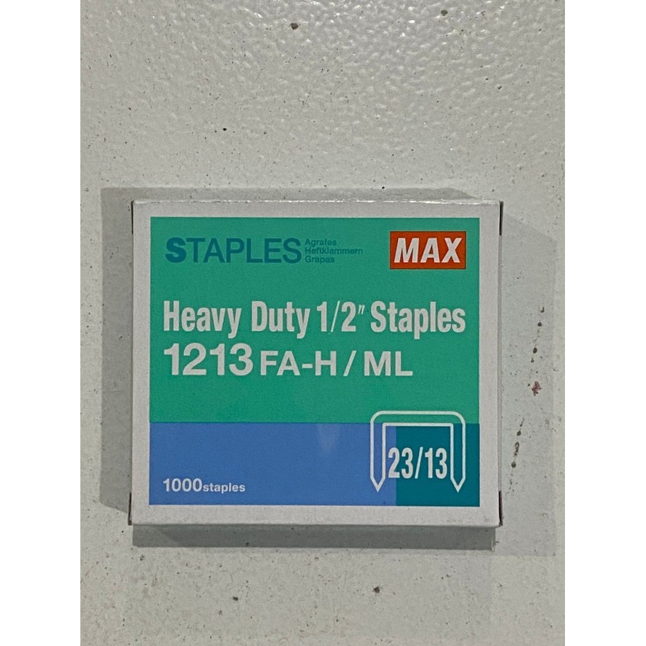 

Isi Staples Max no 1213 / 23/13 ORIGINAL / Isi Staples Max Besar Duduk