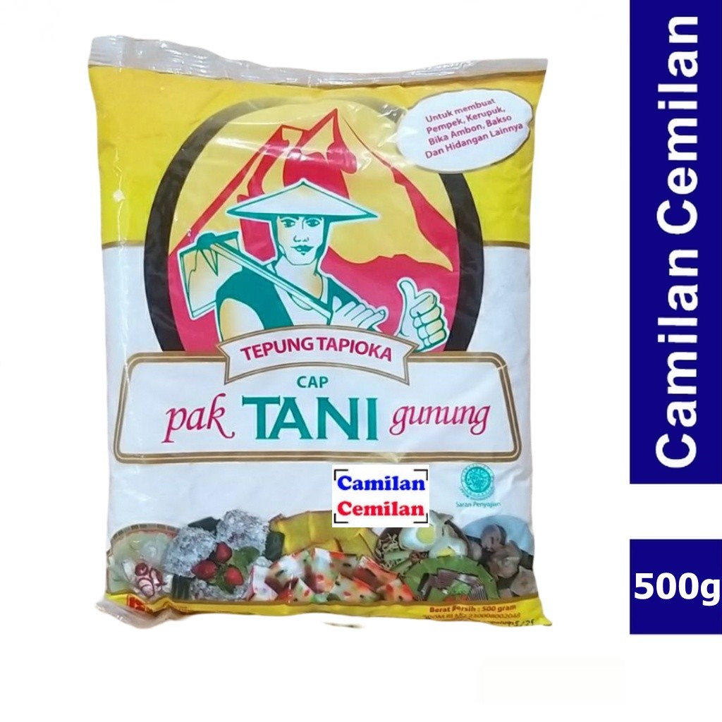 

Tepung Tapioka Cap Pak Tani Gunung 500 gr