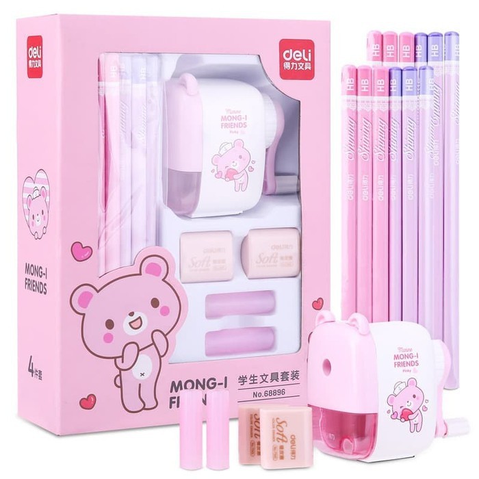 

JAMIN MURAH !!!Study Set DELI Stationery Set 4 in 1 - 68896(BISA LANGSUNG ORDER)