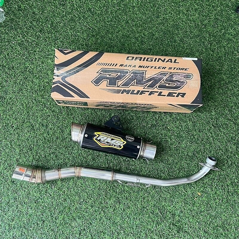 Knalpot Racing Hitam Doff Untuk Segala Jenis Motor Supra  Kirana Karisma Jupiter z Vega RMS