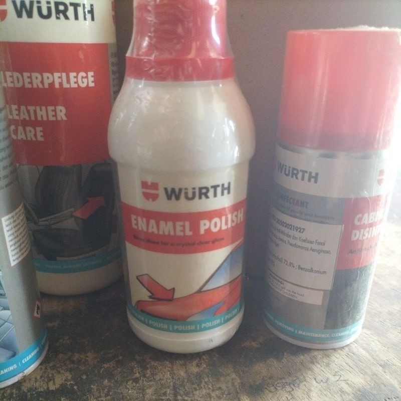 WURTH GERMANY ENAMEL POLISH PEMBERSIH BODY MOBIL berbagai kendaraan