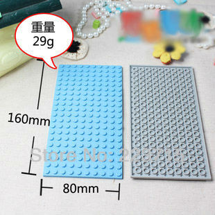 2 pcs *Plate 10x20* DIY enlighten block bricks,Compatible With Assembles Particles