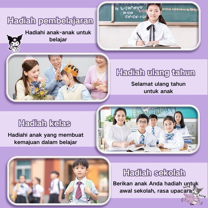 

JAMIN MURAH !!!【Penjual Lokal】Kuromi Kotak Hadiah Mewah Alat Tulis Set /Set Stationery Untuk Hadiah Anak Sekolah Kuromi/Kotak Pensil Anak set/Untuk Hadiah Anak Sekolah Kuromi(BISA LANGSUNG ORDER)