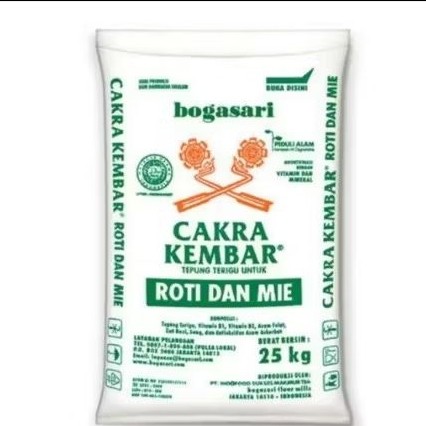 

Tepung cakra kembar 25kg