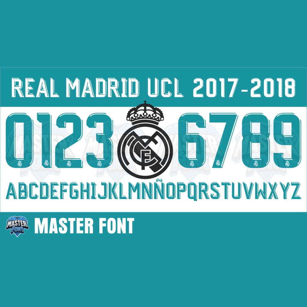 Nameset Jersey - Real Madrid  2017