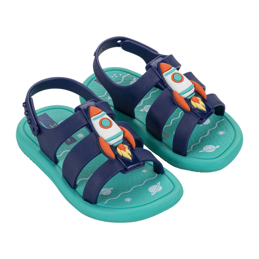 Sepatu Sandal Anak Ipanema Dreamy Baby Blue Orange