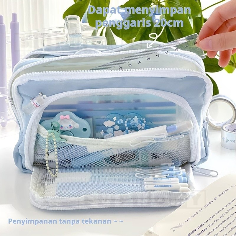 

JAMIN MURAH !!!Tempat alat tulis kotak pencil aesthetic Tas PenaTempat Pencil Tas Pensil kapasitas besar(BISA LANGSUNG ORDER)