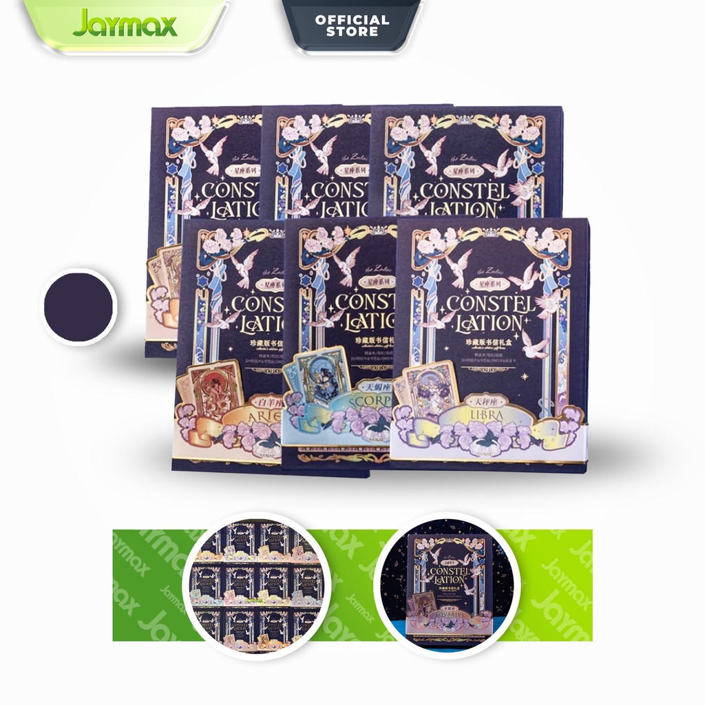 

Buku Notebook Diary The Zodiac Constelation + Gift Box Jurnal Set