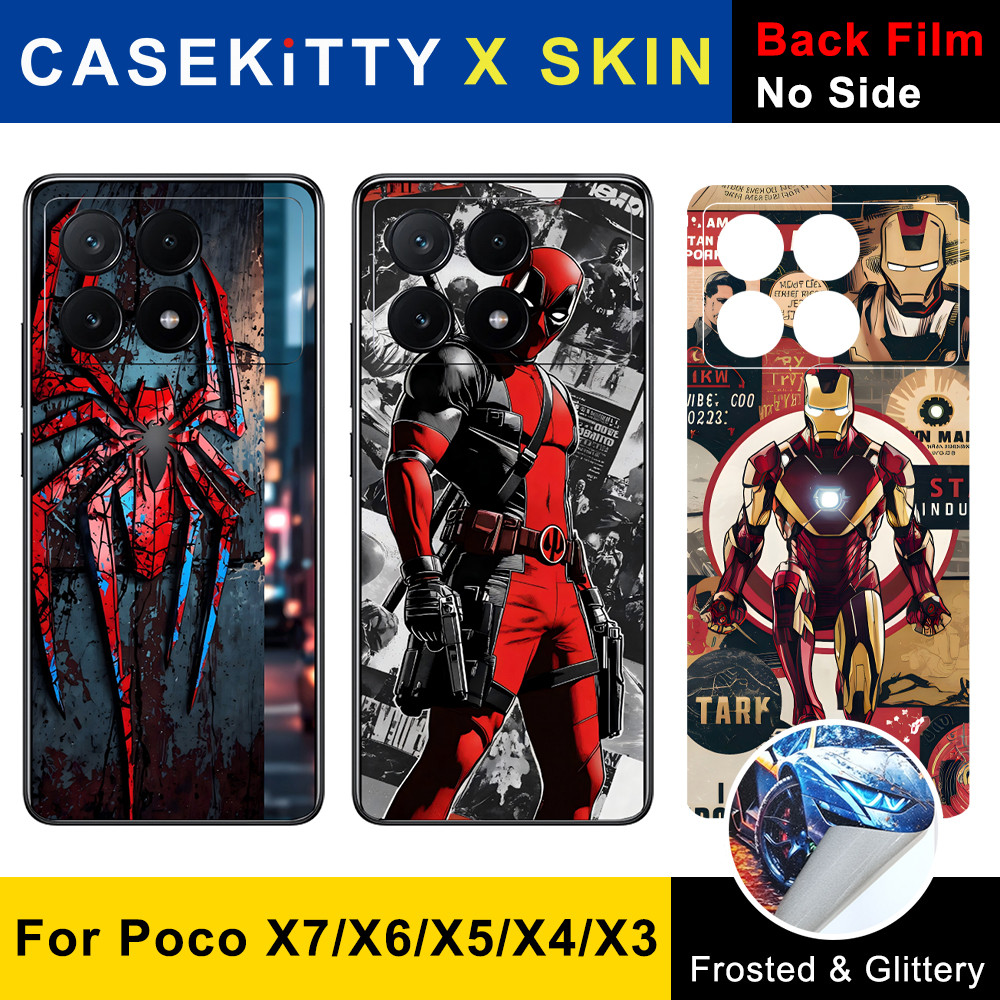 [COD]Garskin Pelindung Protector Skin For Poco X7 Pro Sticker Xiaomi X7 Back Film X6 X5 X4 GT X3 NFC