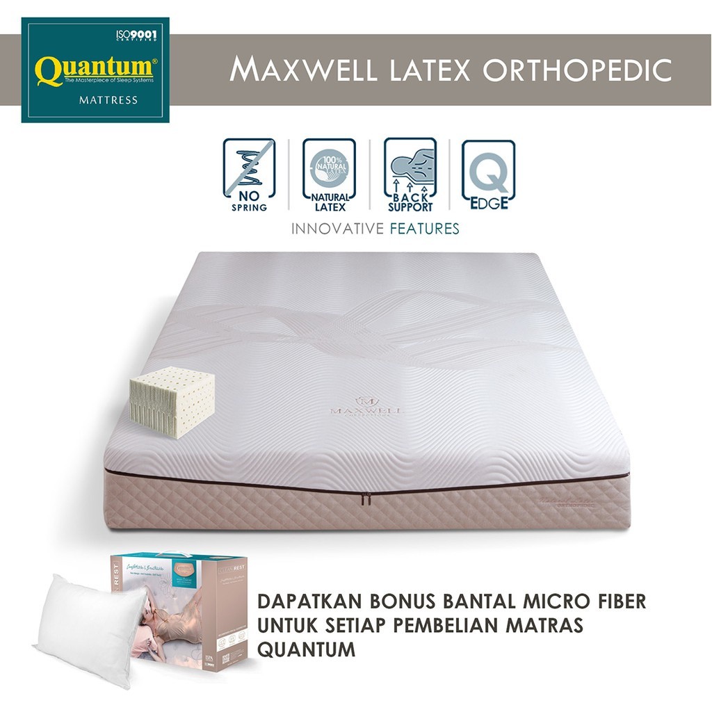 Kasur mattress Quantum New Maxwell Orthopedic hanya kasur saja