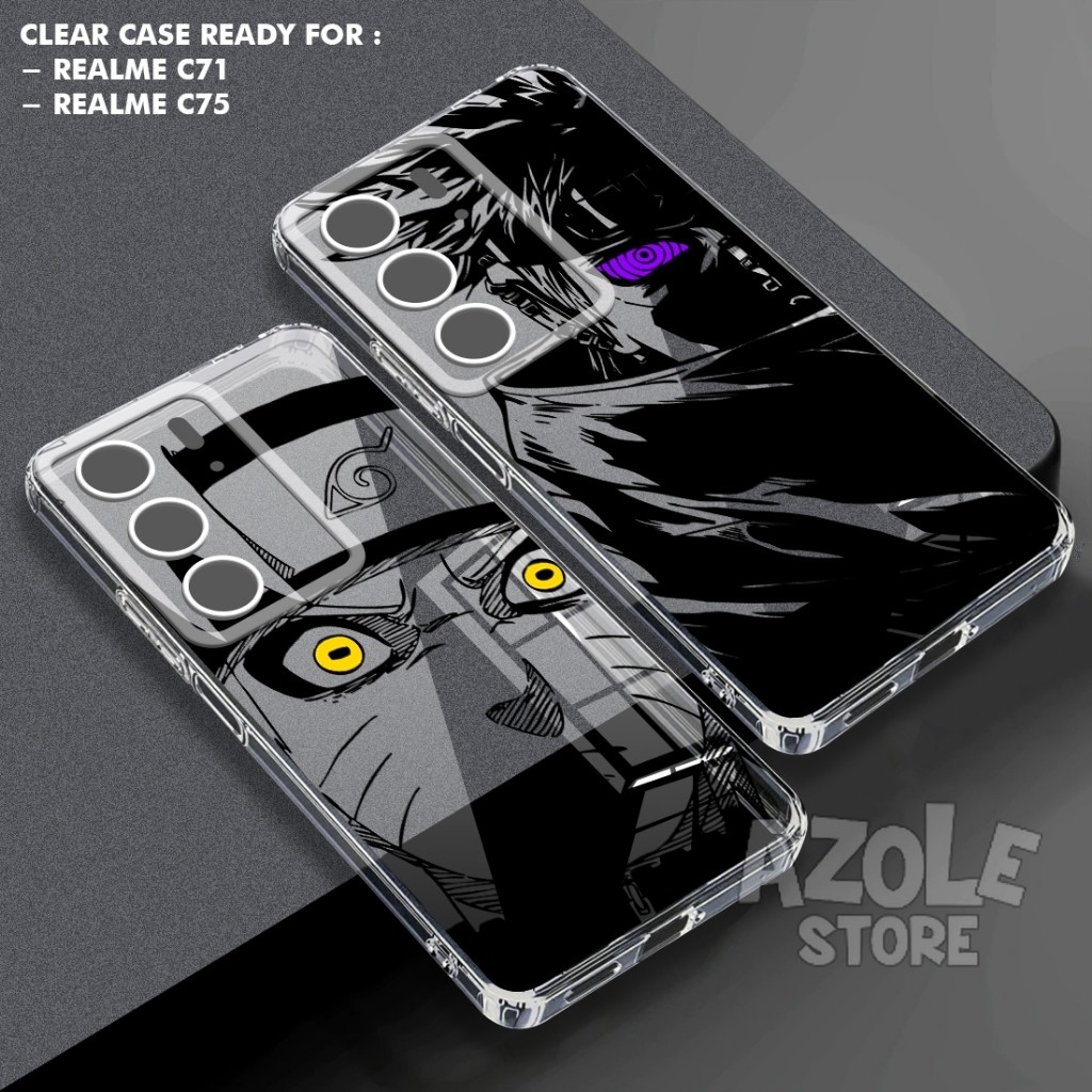 Azole Case Bening Ready Untuk Realme C71 Realme C75 Casing Hp GAMBAR ANIME - AN25