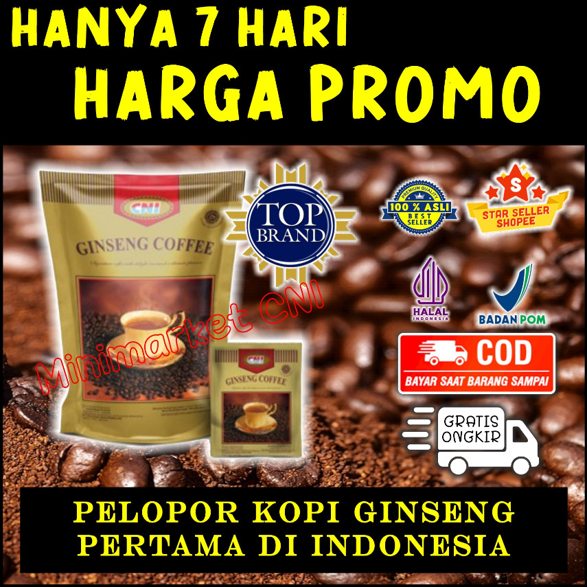 

New GINSENG KOPI Ginseng Coffee Kopi Ginseng Pertama Di Indonesia, Kualitas Terbaik dengan Aroma dan Citarasa MantapPremium