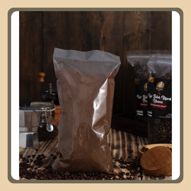 

Kopi Bubuk Hitam Dark Roast 1 KG - Nikmat Dan Praktis