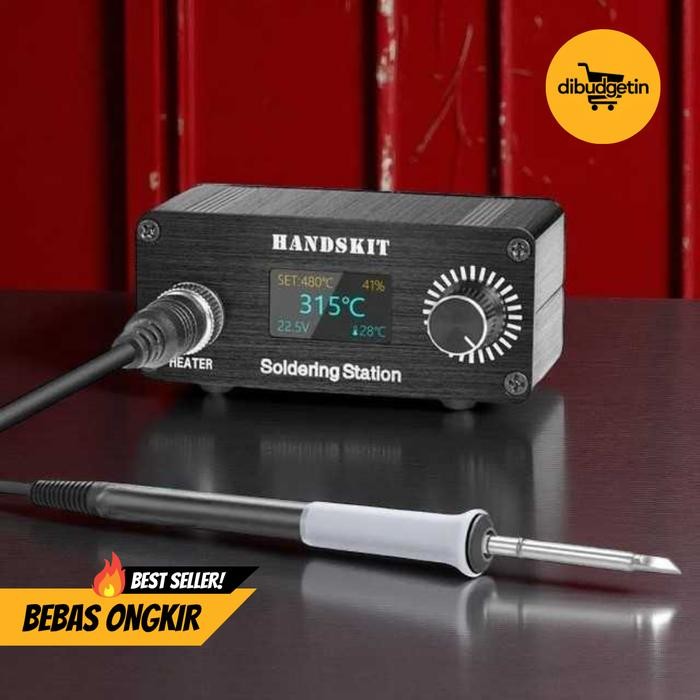 Solder Station Adjustable Temperature Anti-Static OLED 72W - Handskit T12A