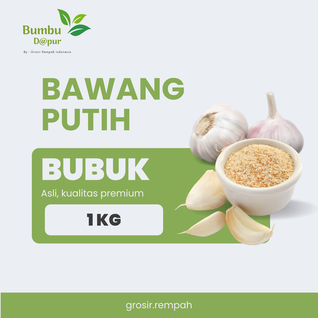 

Bawang Putih Bubuk | Garlic Powder Grade A 1 Kg
