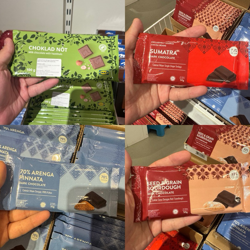 

Coklat Batangan Swedia Cokelat Chocolate IK3A Choklad Ljus 50/100gr