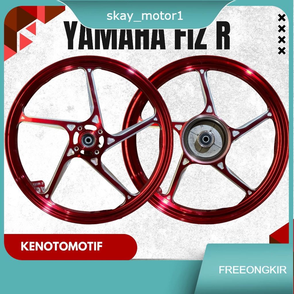 Delkevic DND D55 Velg Palang 5 Yamaha Fiz R - Jupiter Tromol Kecil