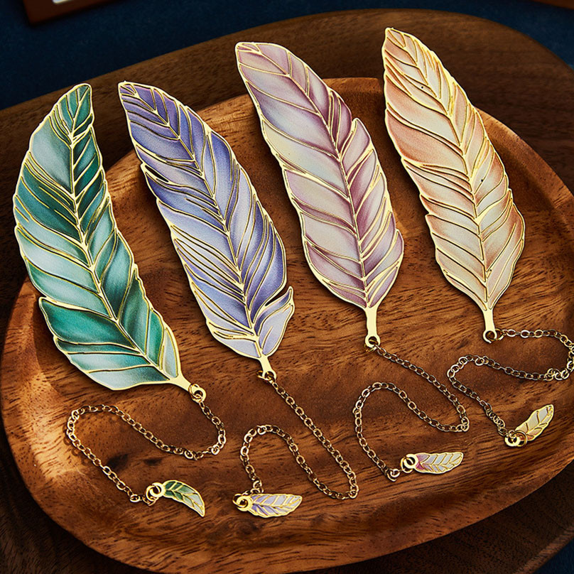 

Metal Feather Bookmark School Supplies Book Accessories Separador De Libro Cute Book Mark Marque Page Marcapaginas Bookmarks