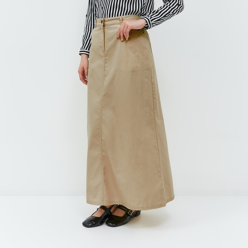 Geela Official - Clarisa Cream Skirt (G.21109) |  Rok Wanita