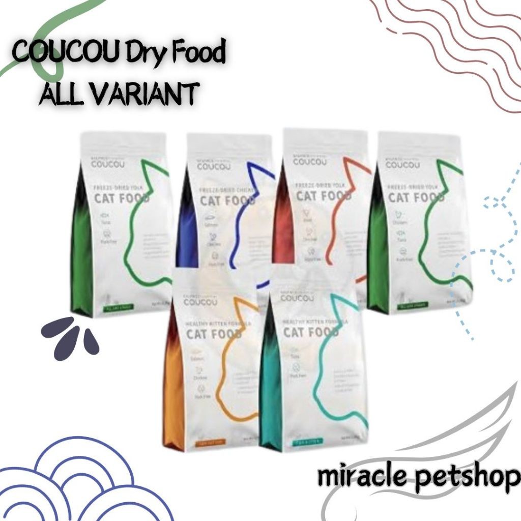 Coucou Dry Food 1.5Kg - Makanan Kucing Kering