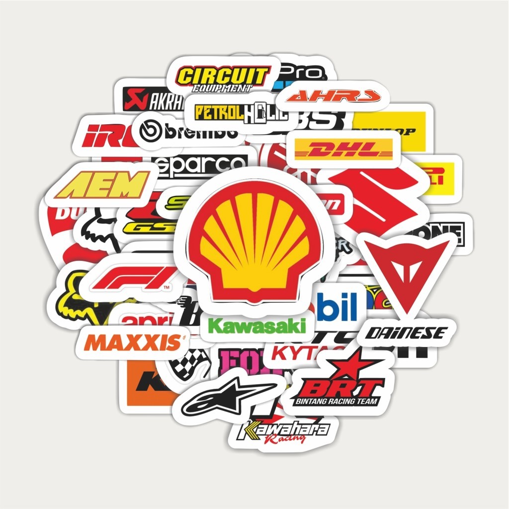 

Sticker Pack Stiker Logo - Logo Motor | Sticker TUMBLR | Stiker LAPTOP KOPER HELM