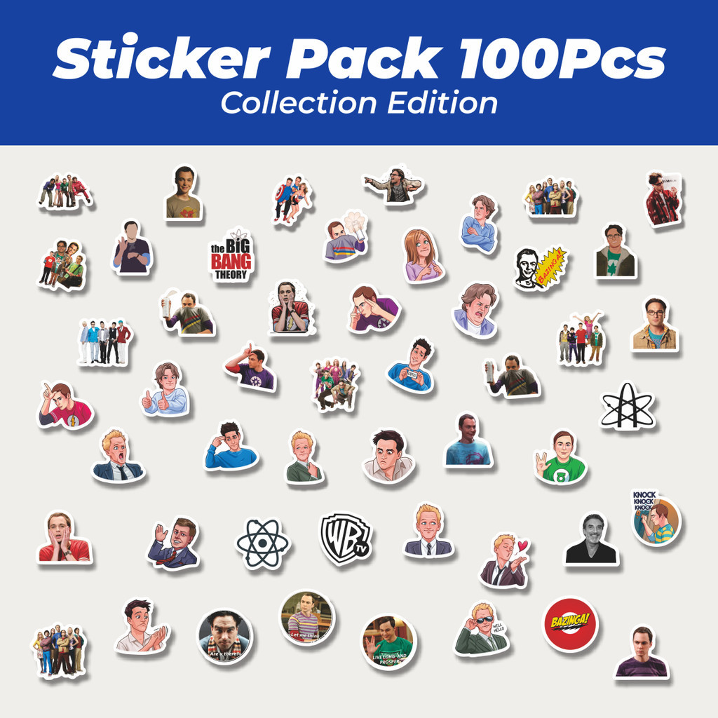 

Hot Stiker The Big Bang Theory Lucu Anti Air Stikers Berperekat Waterproof Sticker Decal Buat Motor Helm Buku Journal Koper Casing HP Laptop Botol Minum