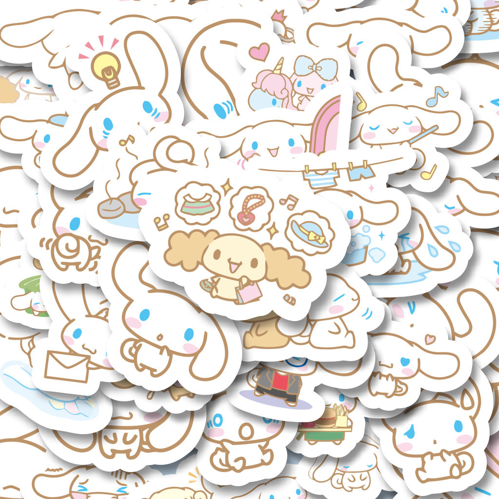 

100PCS Lucu Stiker Kartun Cinamonroll Versi 2 Stiker Aesthetic Stiker Anti Air Stikers Berperekat Waterproof sticker decal buat Motor Helm Buku Journal Koper Casing HP Laptop Botol Minum Hadiah anak