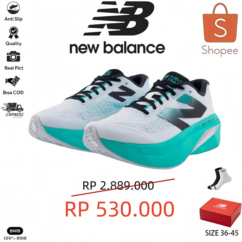 [COD]Sepatu Lari Profesional New Balance FuelCell SC Trainer V3 - Sepatu Olahraga Yang Nyaman