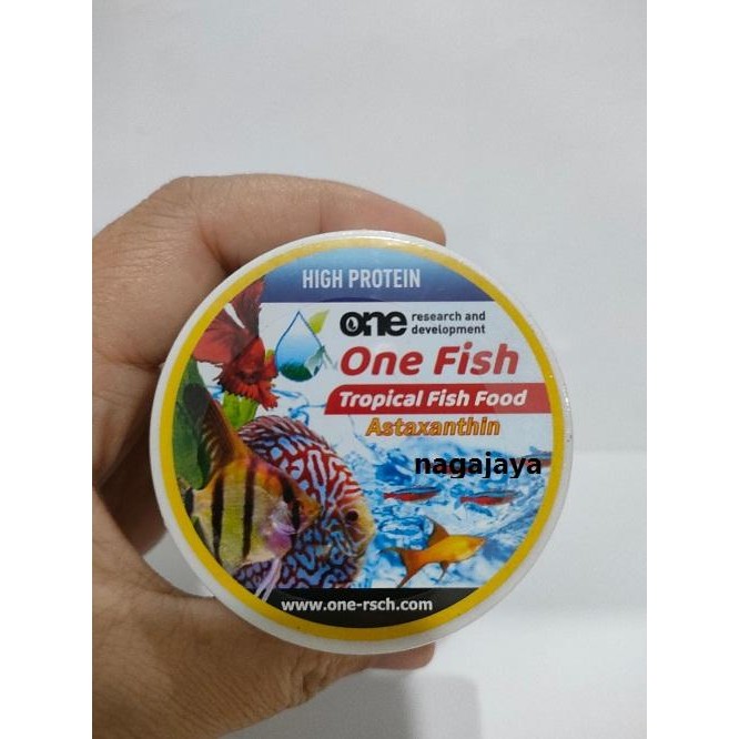 makanan pelet ikan one fish tropical astaxanthin makanan ikan kecil aksesoris aquarium