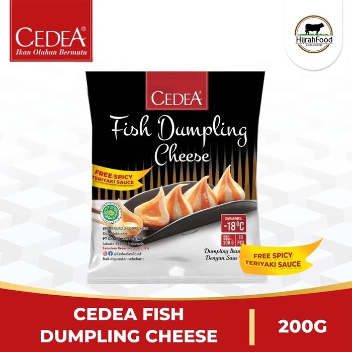 

CEDEA Dumpling Keju | Fish Dumpling Cheese Free Saus Teriyaki 200 gr