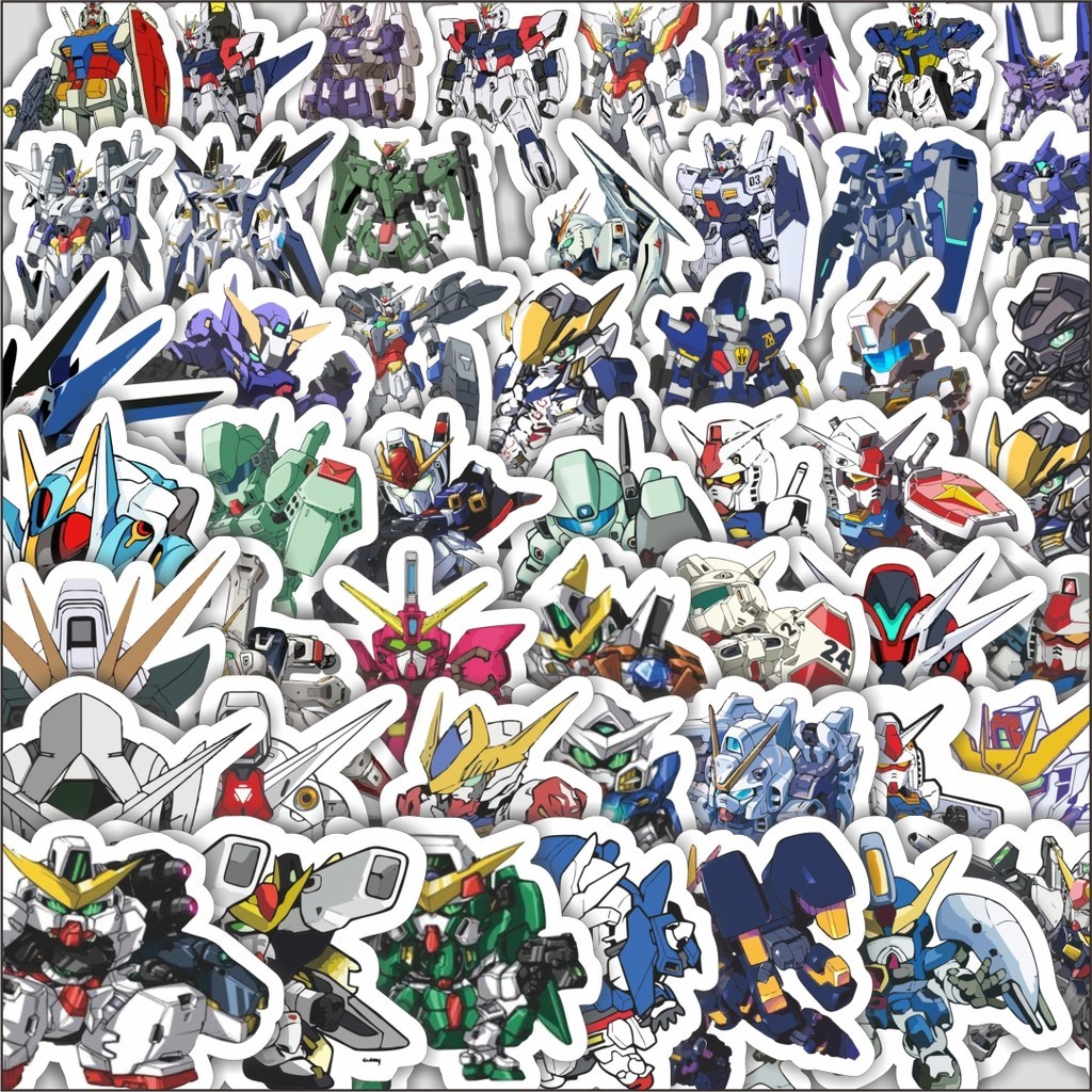 

Stiker Cutting Pack Stiker Kartun Mobile Suit Gundam Isi 100Pcs Series Aesthetic Lucu Keren Untuk Koper Bahan Vynil