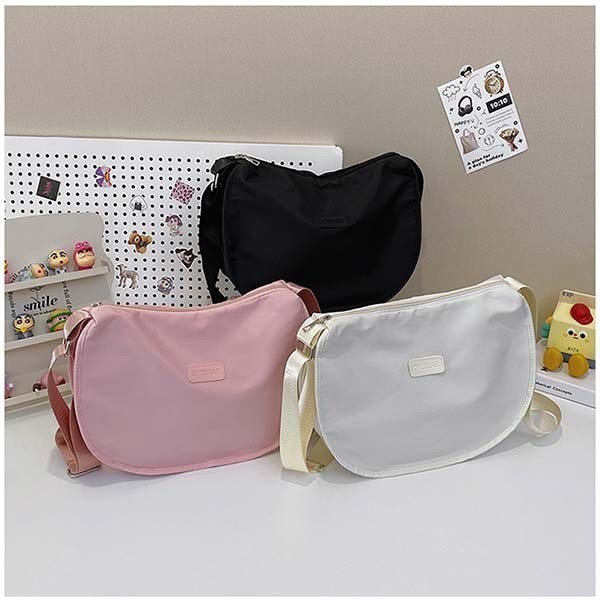 NJ78UI Ymeet tas ransel selempang wanita tas kuliah wanita y2k aesthetic Cantik Wanita Resleting Tas