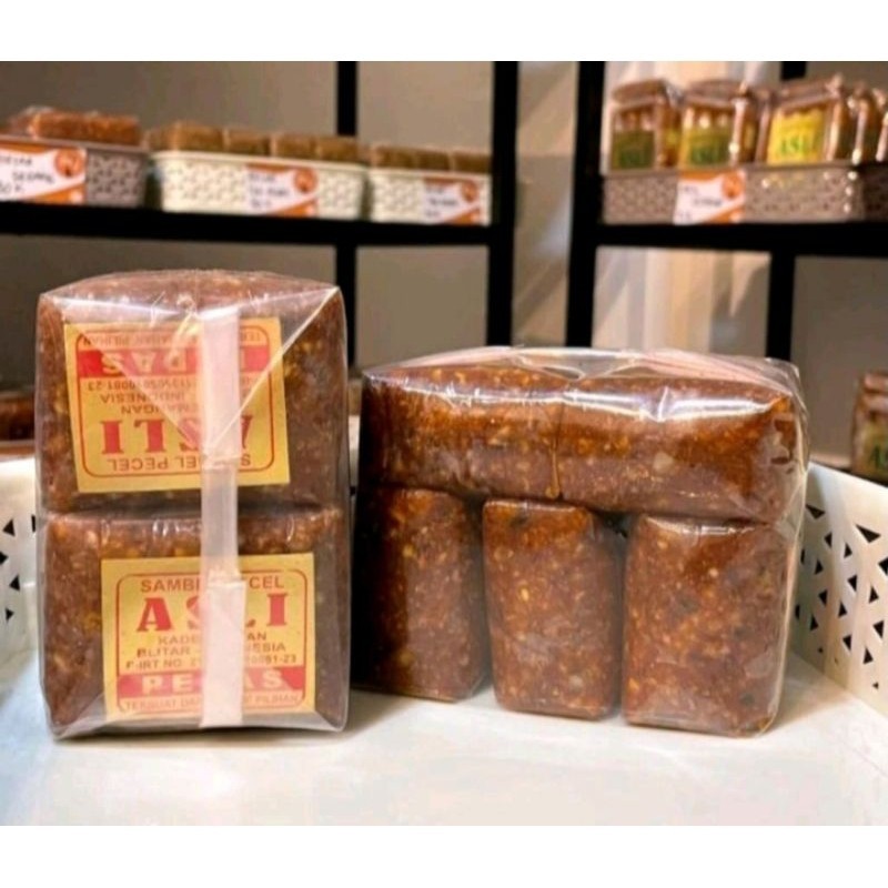 

H __(( Sambel Pecel Asli 1Kg Khas Blitar {Bisa Mix Tulis di Pesan Opsional} ___(((