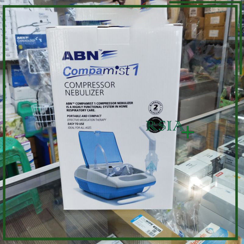 Compressor Nebulizer ABN Compamist Alat Therapy Terapi Pernapasan Alat Uap Inhalasi Nebulizer ABN RS