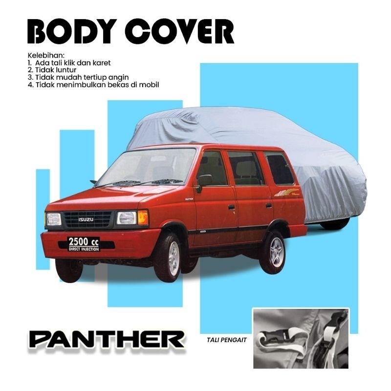 [TERBARU] PANTHER LAMA OLD HI GRADE Body Car Cover Selimut Sarung Mantel Mobil + Tali Pengait Ke Vel