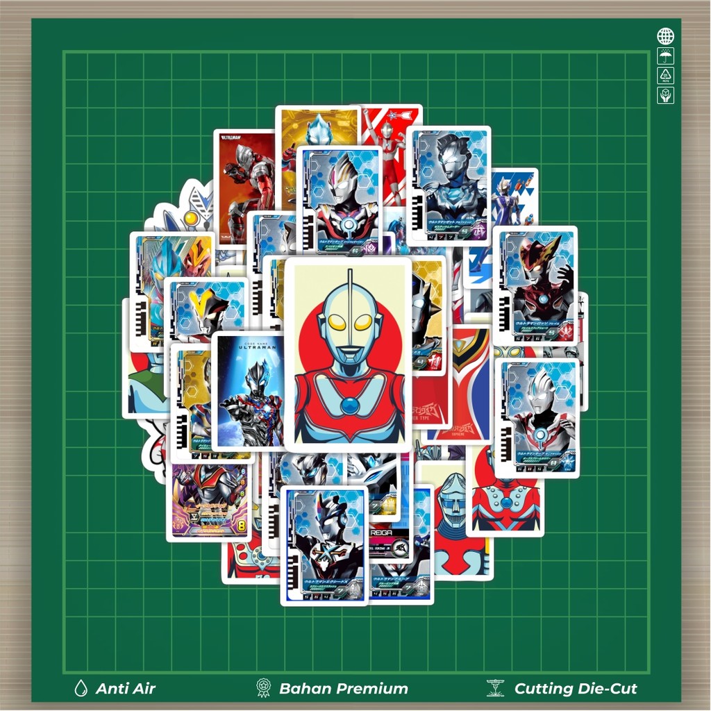 

HOT 50 PCS STIKER Stiker Kartun Ultraman Stiker Fashion Cars Decal Dingin Kartu Album Custom Vinyl Anti Air- Sticker Aesthetic Buku Journal Koper Casing HP Tablet Laptop Helm Motor Botol Minum