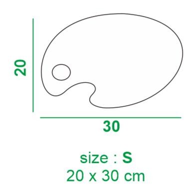 

Pallet Cat Lukis Akrilik / Palette Acrylic Cat Air Cat Minyak - Kecil