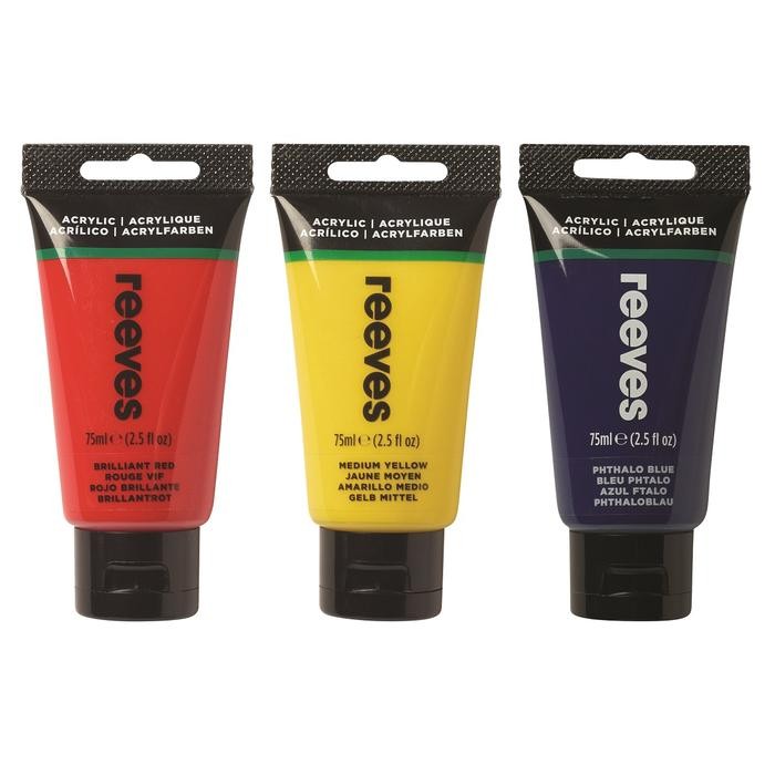 

Cat Akrilik Reeves Fine Artists Acrylic Paint Color 75ml - LEMON YELLOW