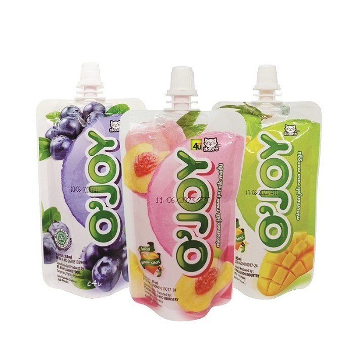 

SIDORE JELLY OJOY 85ml BLUEBERRY PERSIK MADU MANGGA POUCH JELI BLUEBERI PEACH MAKANAN MINUMAN RINGAN CEMILAN ANAK PARCEL PARSEL GROSIR MURAH ENAK NIKMAT MANGO