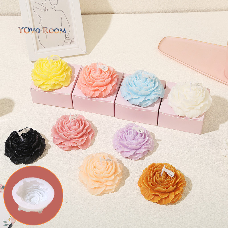 Cetakan Puding 3d Silikon Bunga /Cetakan Penyebar Aroma Bunga /Cetakan Jelly/ Cetakan Puding Bunga D