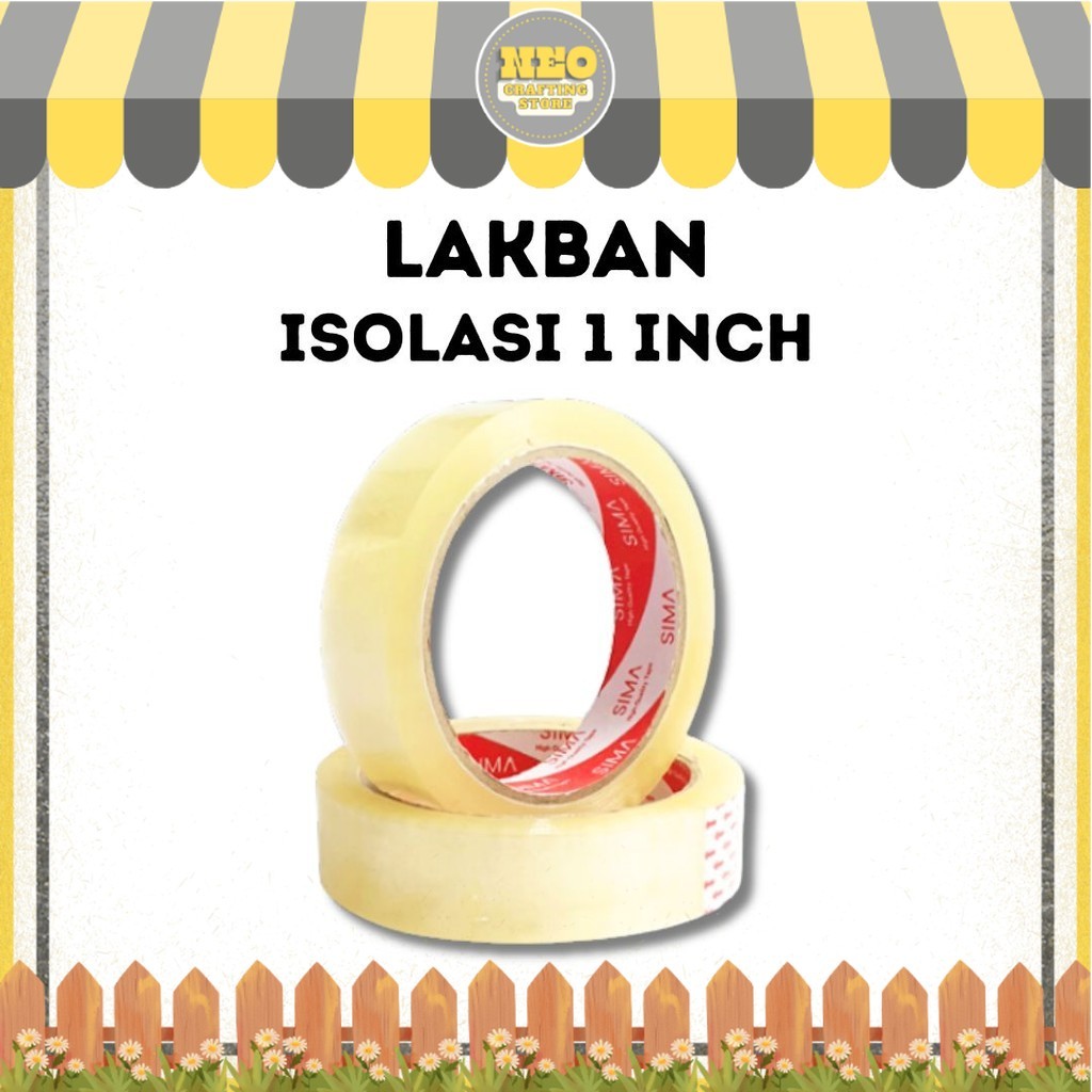 

Lakban Isolasi 1" / Selotip