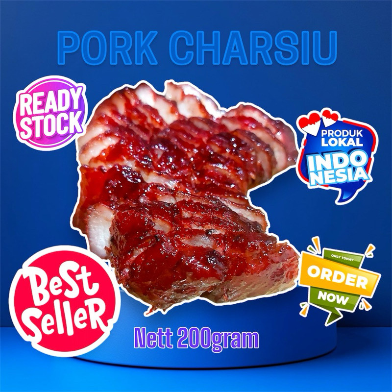 

Pork Charsiu Premium no.1 / Babi Panggang Merah / Charsiu pork Panggang / Chasao Home Made by GC