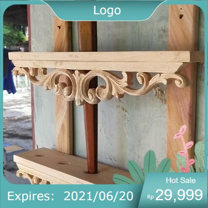 Jagrak keris gantung isi 5, Blawong keris gantung isi 5, mentahan ukir LR7