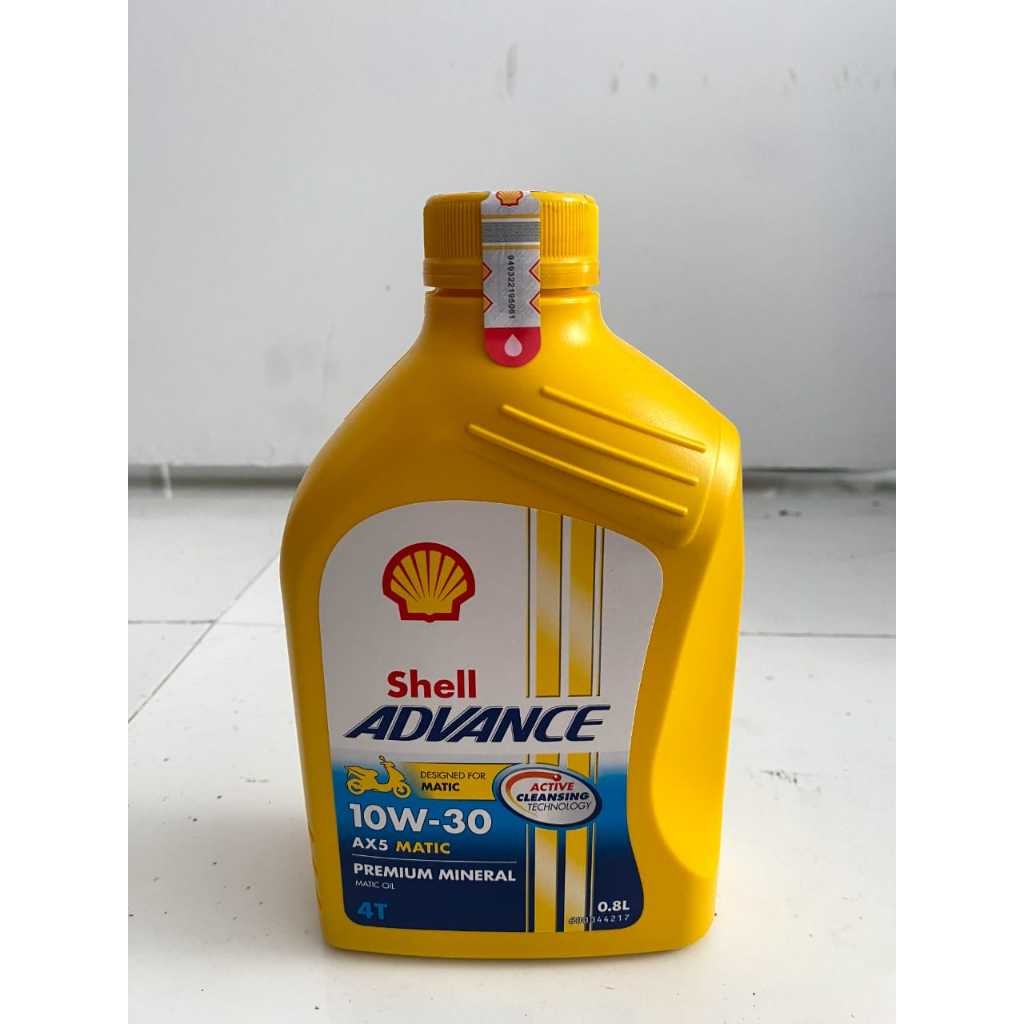OLI MESIN SHELL ADVANCE 4T AX5 MATIC 20W-40 800 ML / OLI SHELL MATIC 20W 40