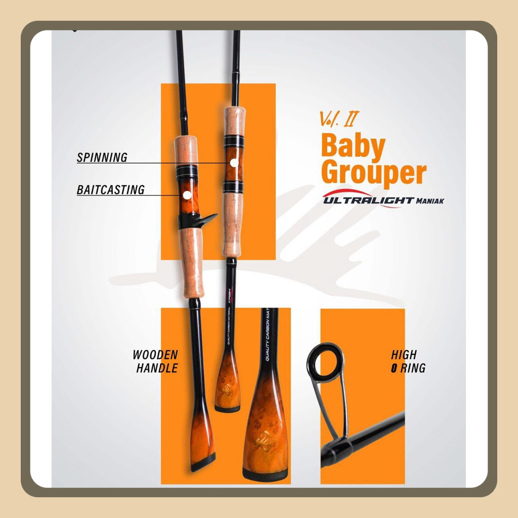 Joran UL SWAN BABY GROUPER VOL2 662 702 - Spining Carbon Solid