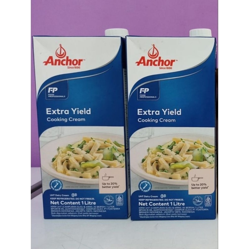 

Anchor Extra Yield Cooking Cream 1 Litre