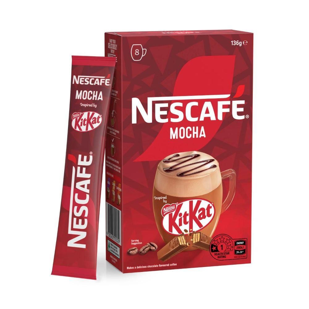 

Nescafe Kitkat Mocha Coffee Sachets | 8 Pack Australia